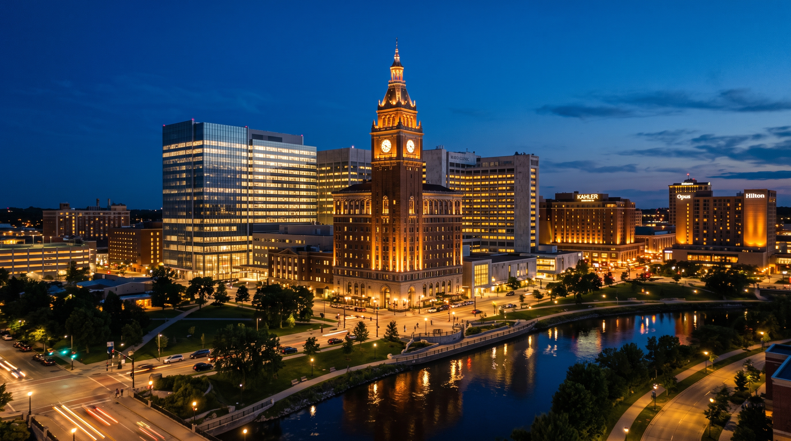 Rochester, MN skyline