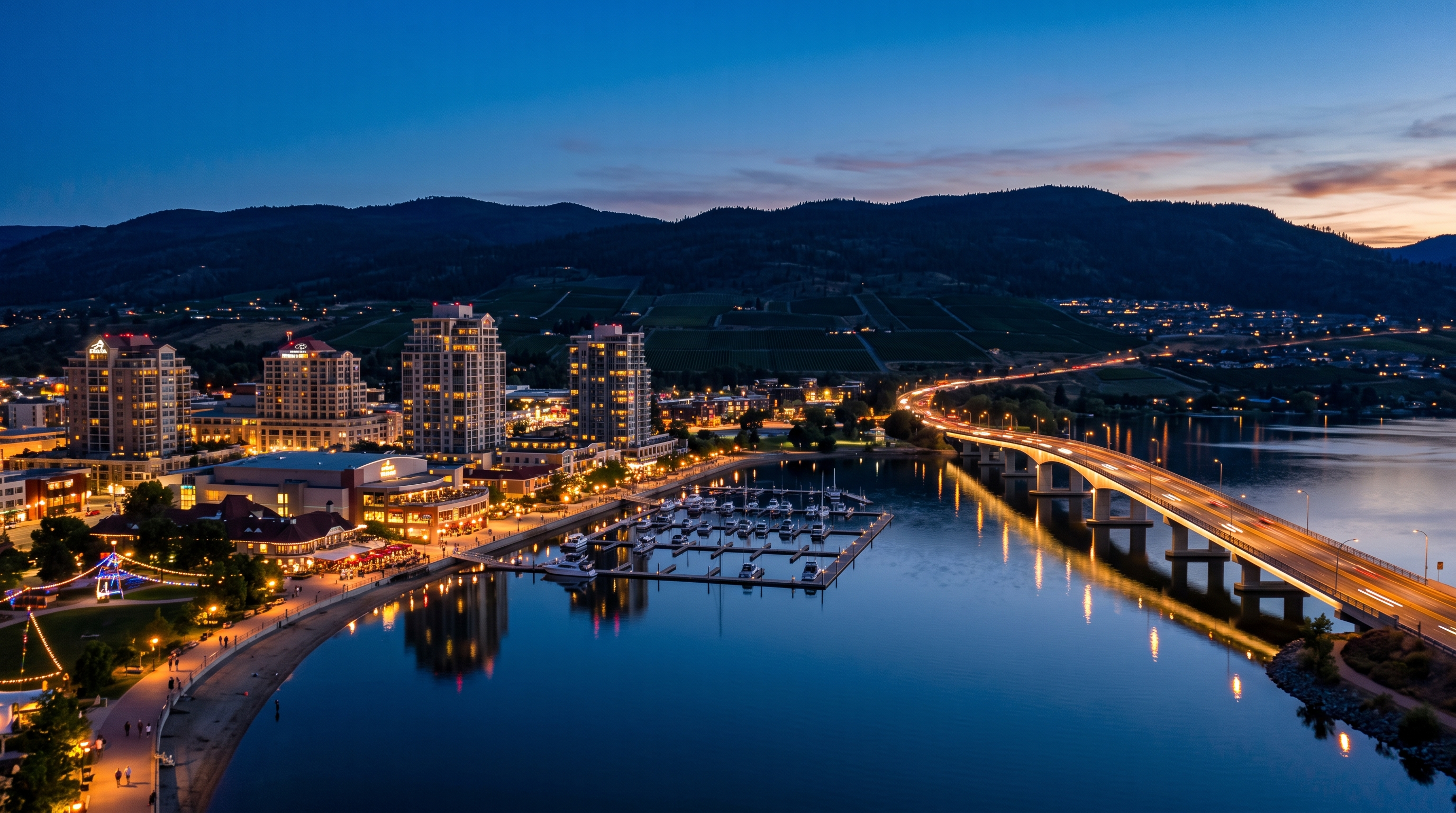 Kelowna, BC skyline