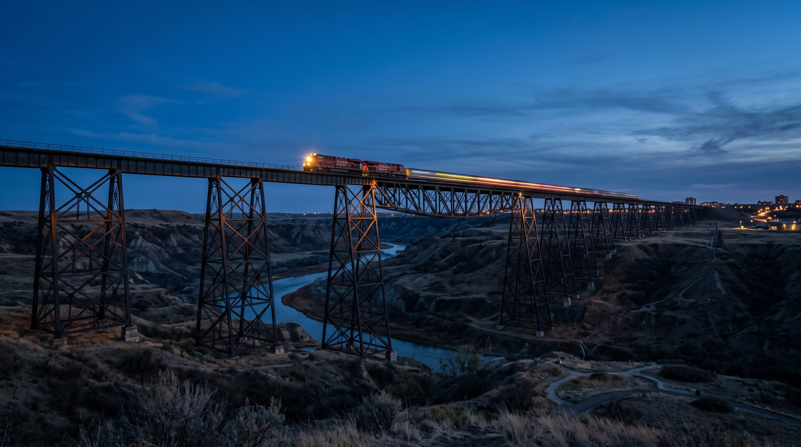 Lethbridge, AB skyline