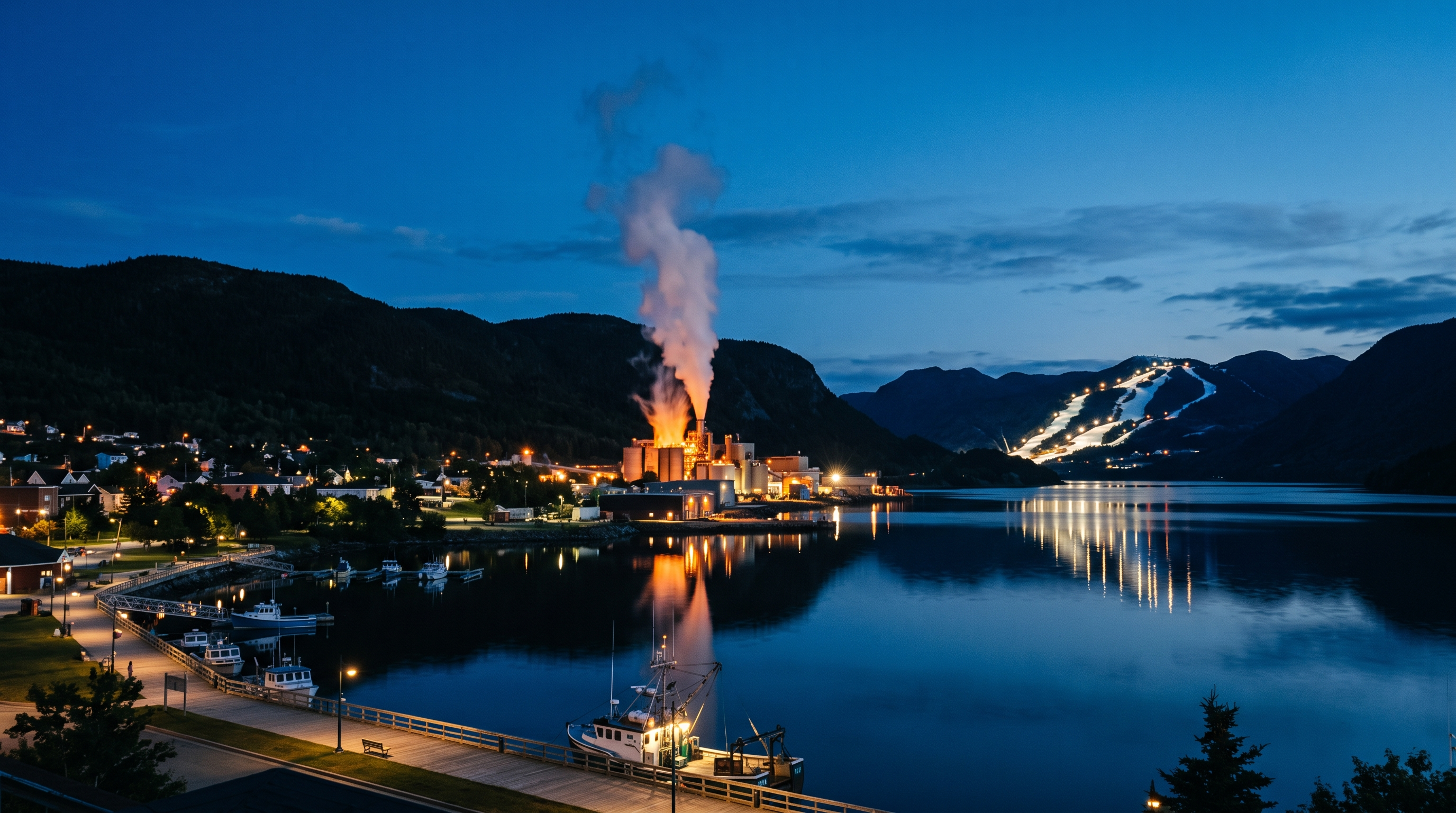 Corner Brook, NL skyline