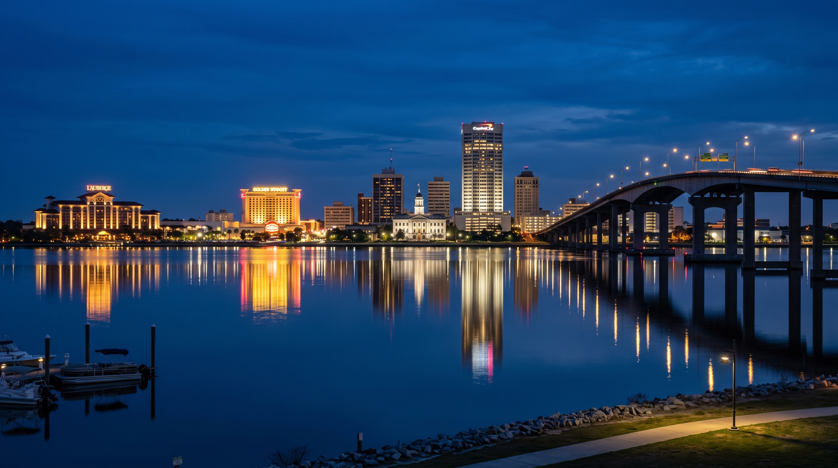 Lake Charles, LA skyline