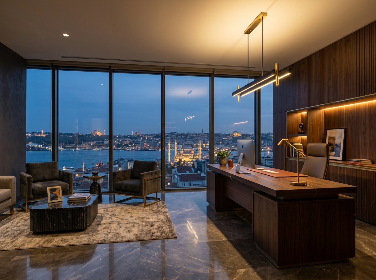 Modern ofis iç mekânı