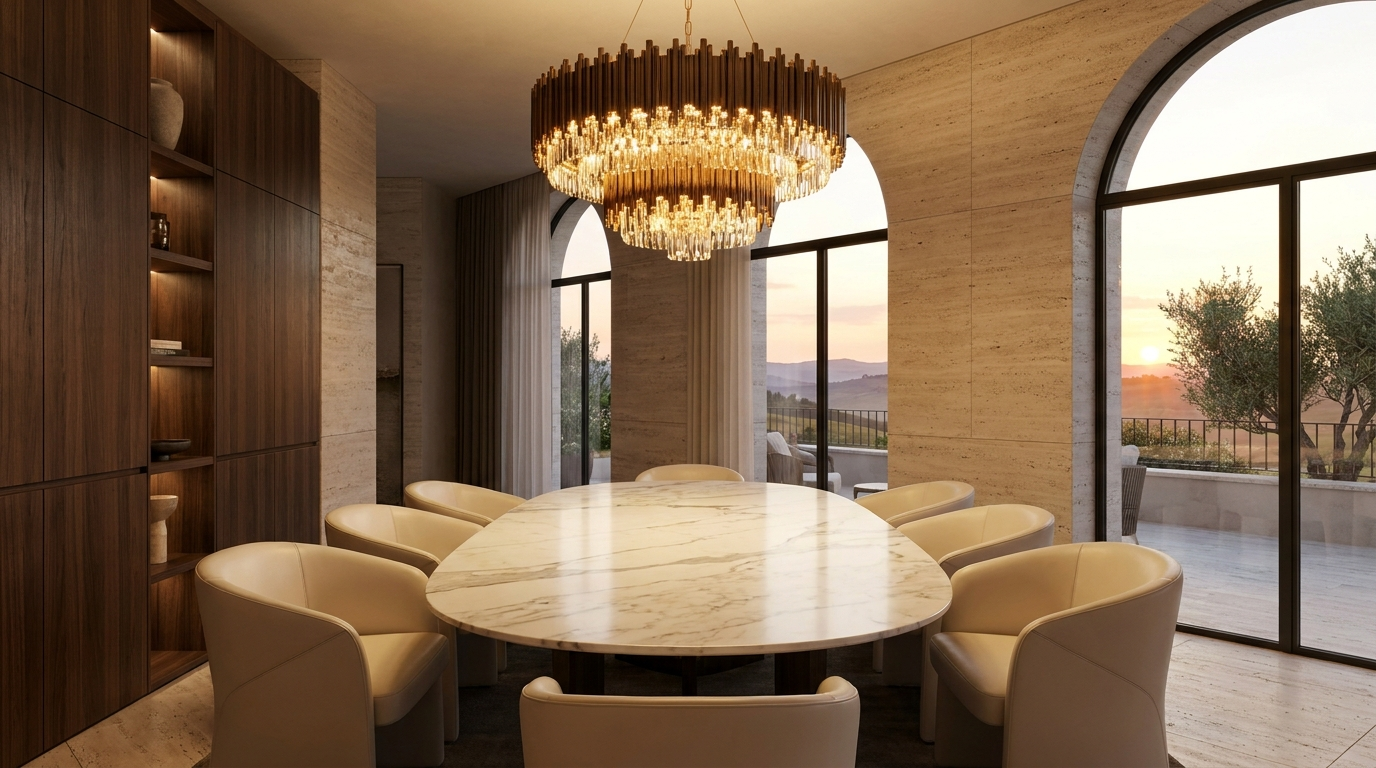 Luxe eetkamer