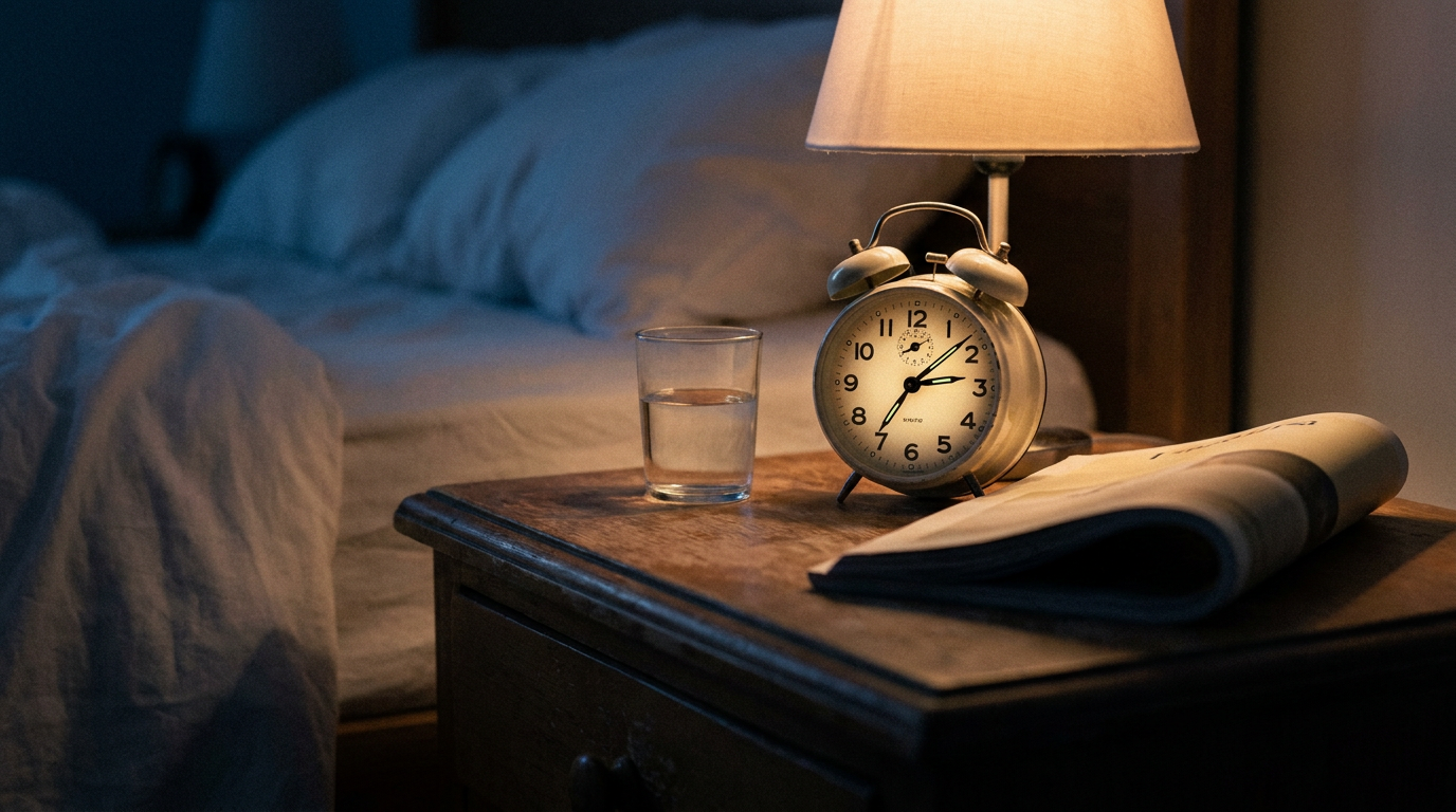 Réveil indiquant 2h17 du matin