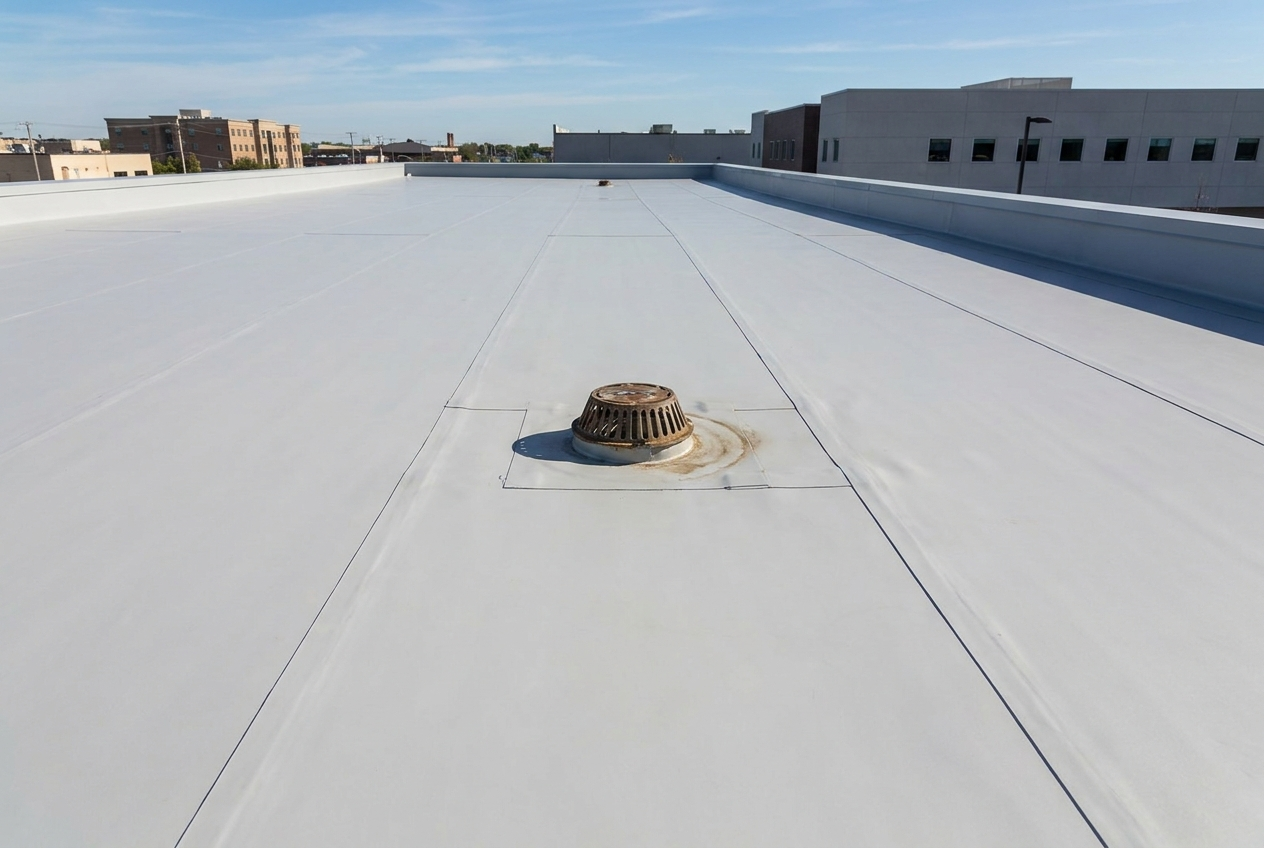 Flat TPO / EPDM rubber