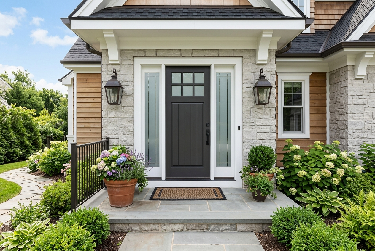 Fiberglass entry doors