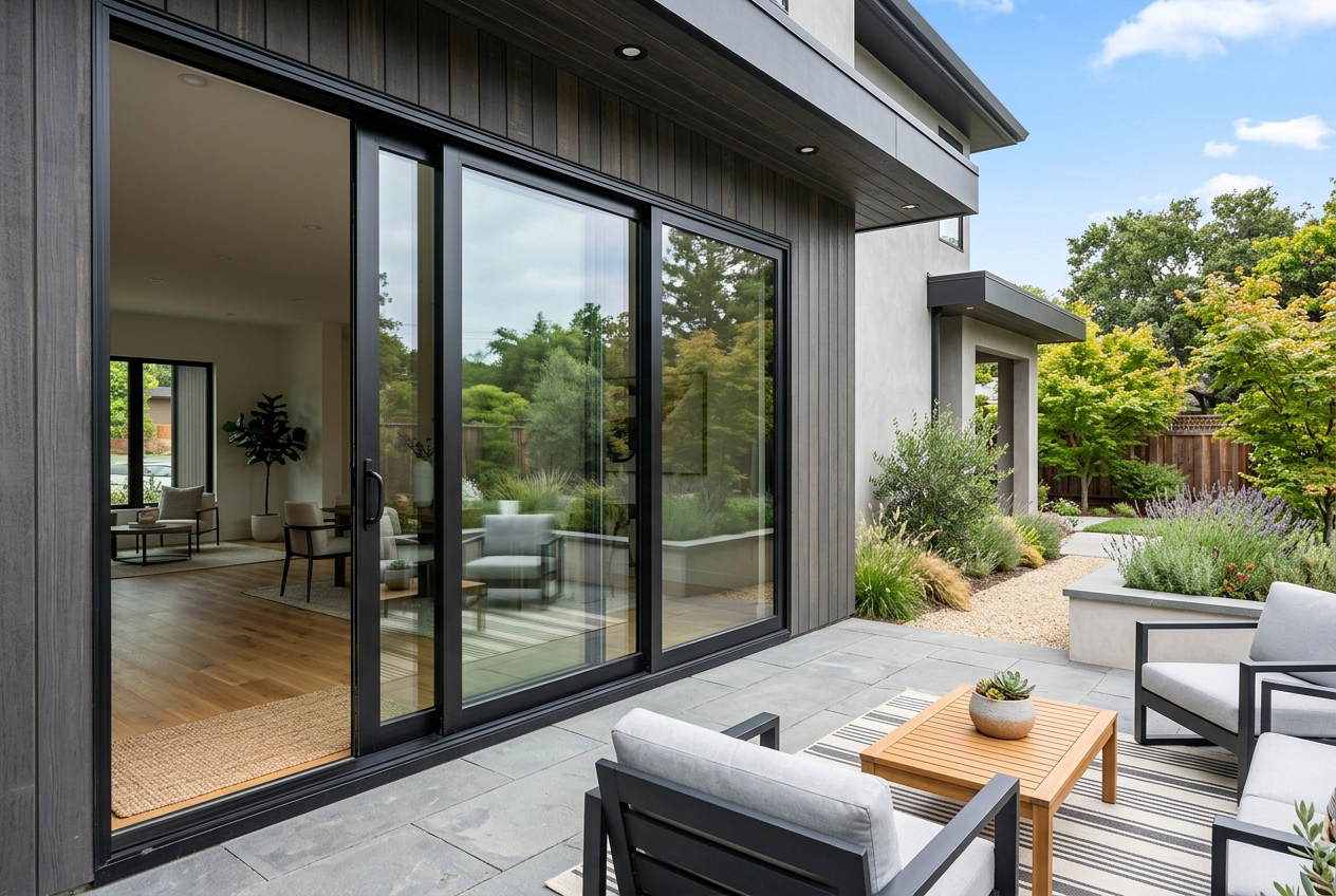 Sliding patio doors