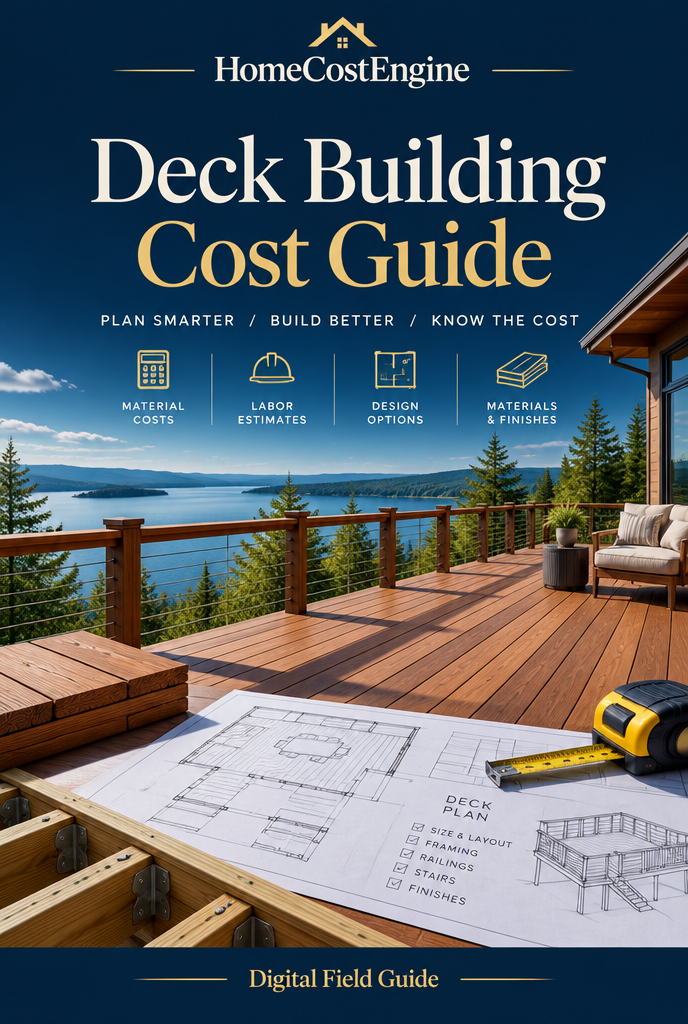 Deck Building Cost Guide book cover