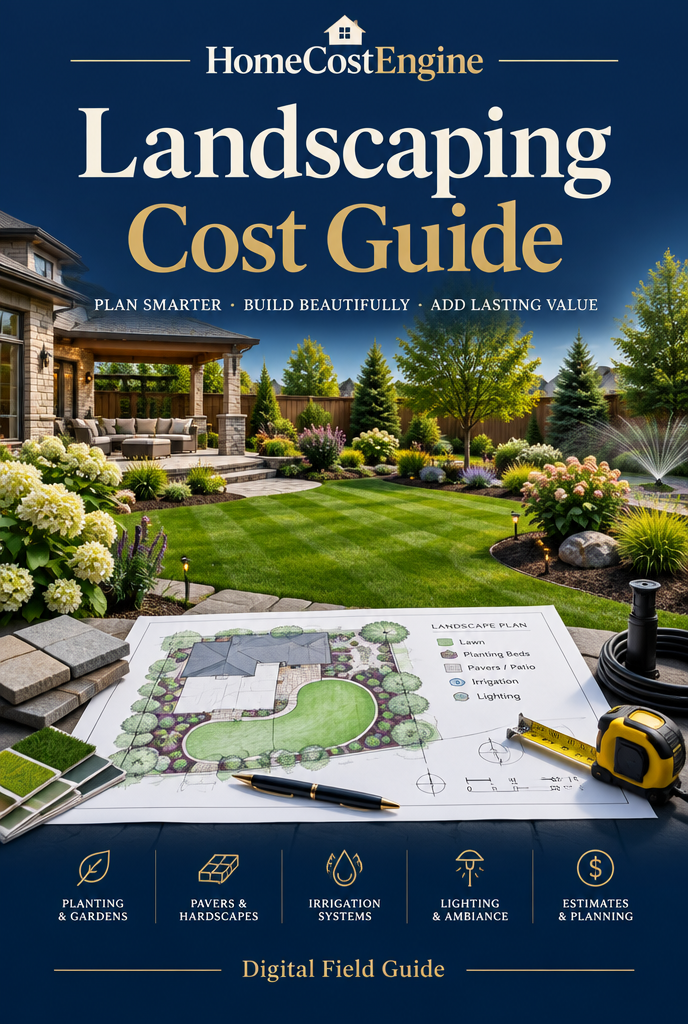 Landscaping Cost Guide book cover