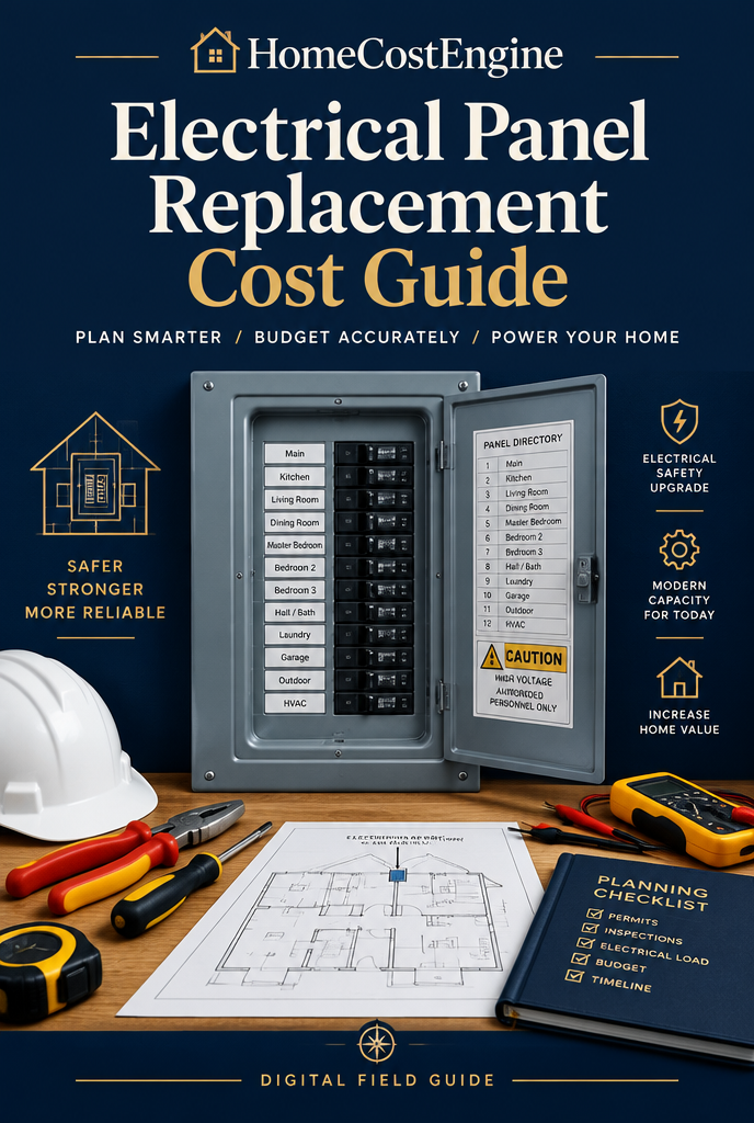 Electrical Panel Replacement Cost Guide book cover