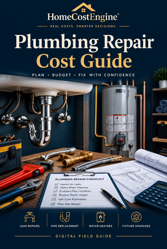 Plumbing Repair Cost Guide book cover