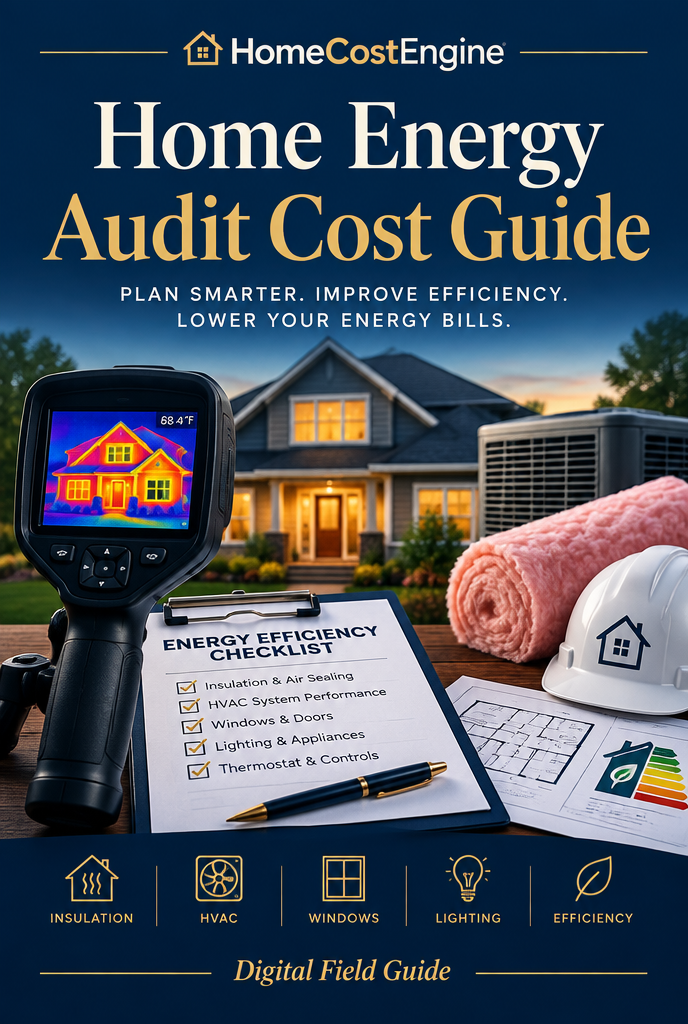 Home Energy Audit Cost Guide book cover