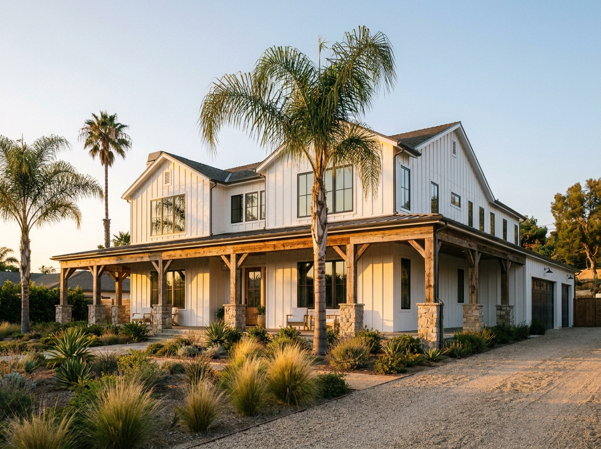 Custom home exterior