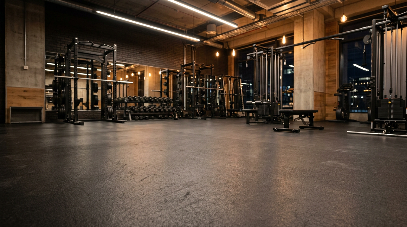 Gym & Fitness Facility floor coating installation