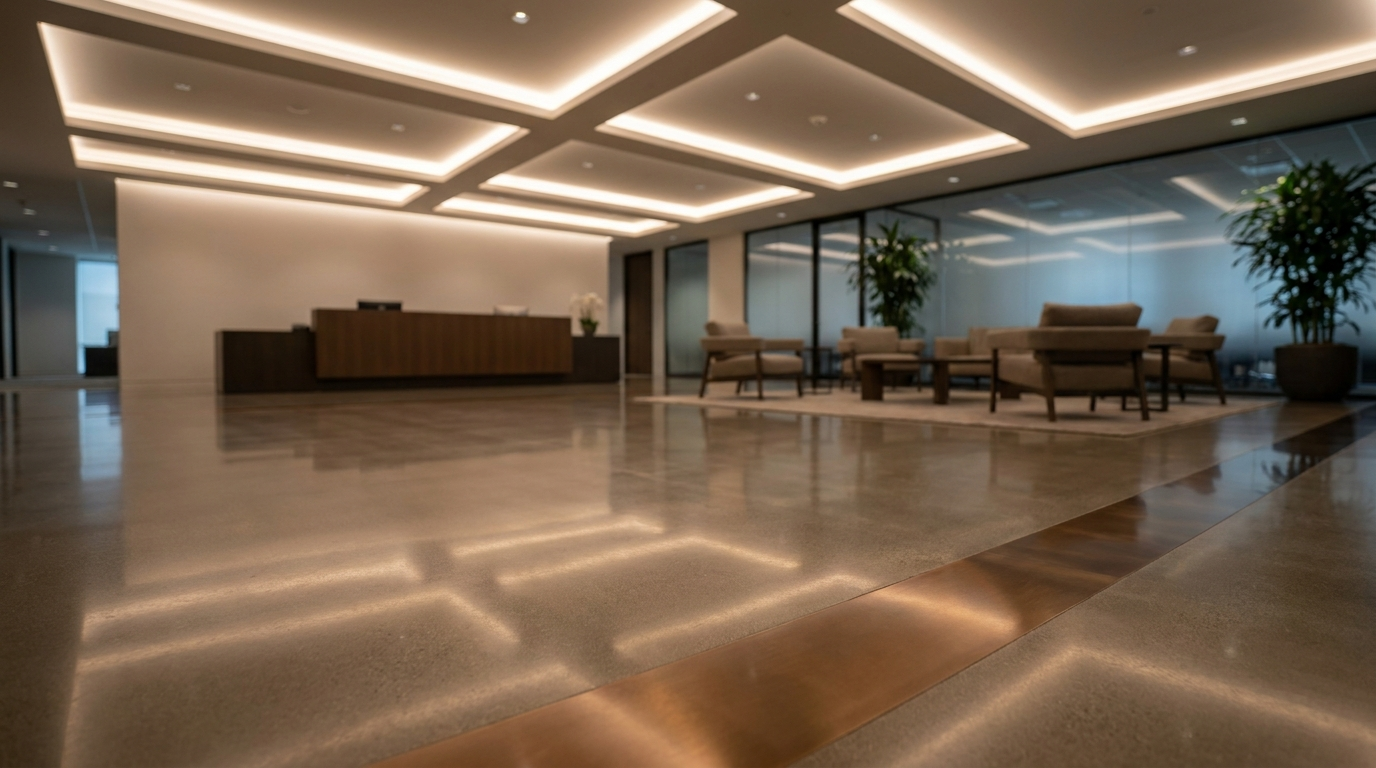 Office & Commercial Building floor coating installation