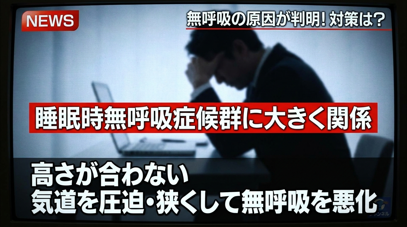 無呼吸の原因が判明