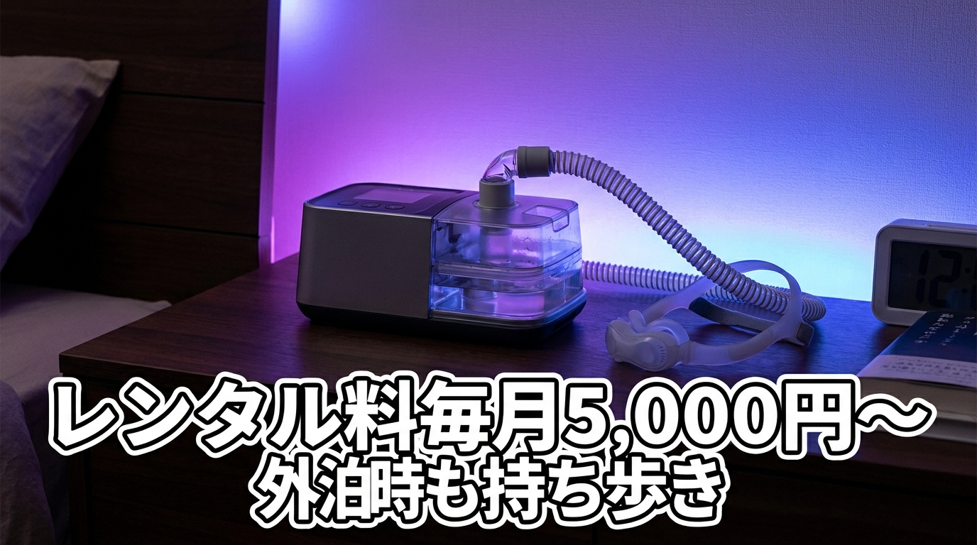 CPAPレンタル料毎月5,000円〜