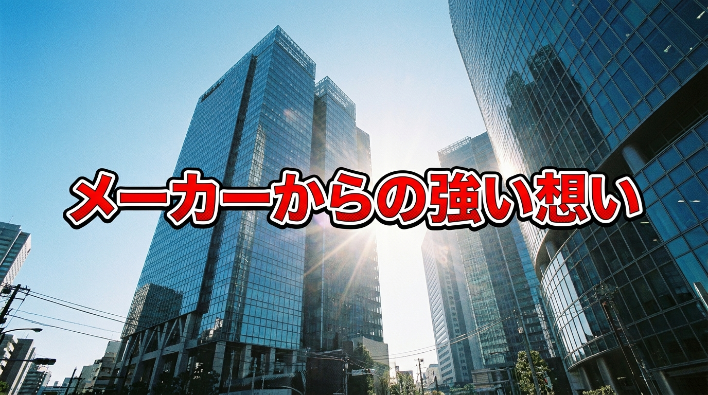 メーカーからの強い想い