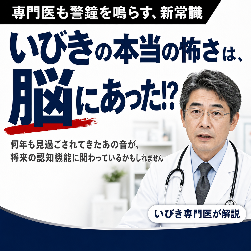 いびきの本当の怖さは、脳にあった!?