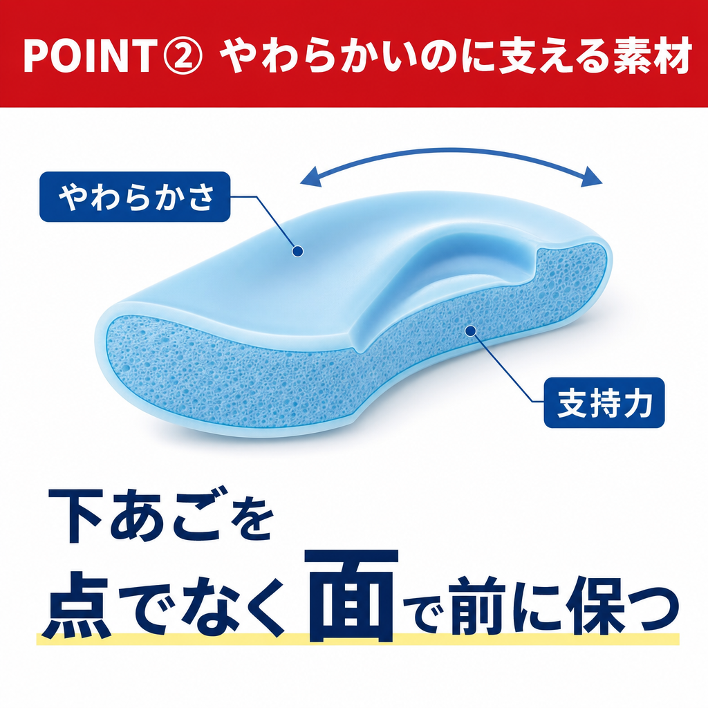 POINT2 やわらかいのに支える素材
