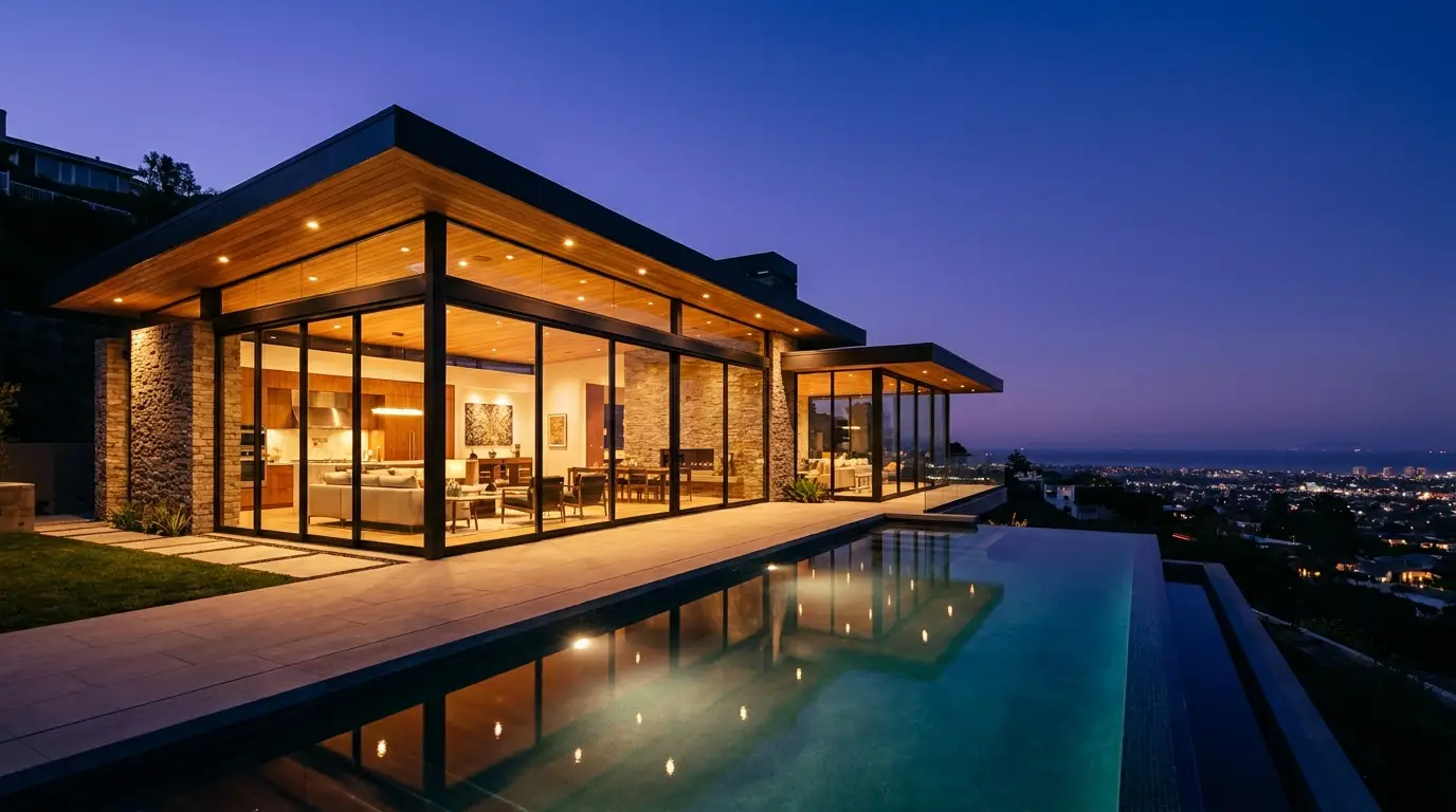 Twilight exterior