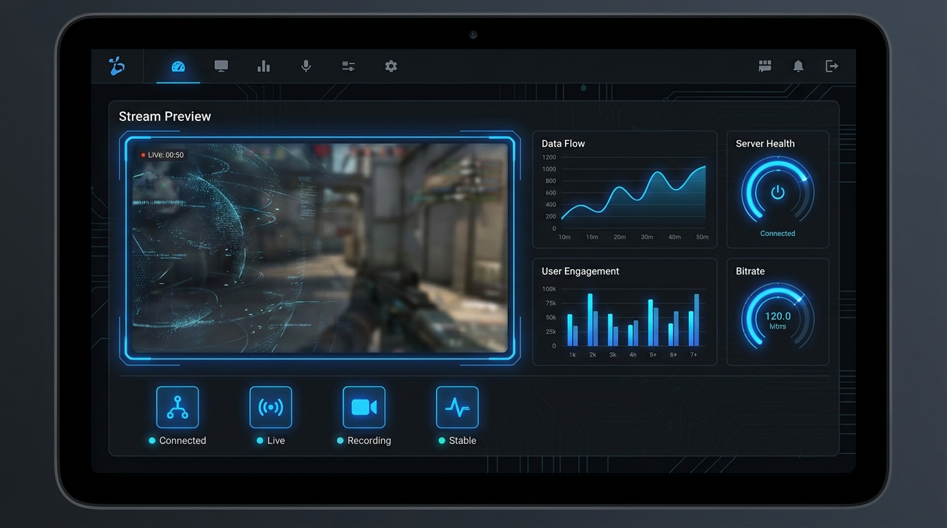 Cloud-based streaming dashboard