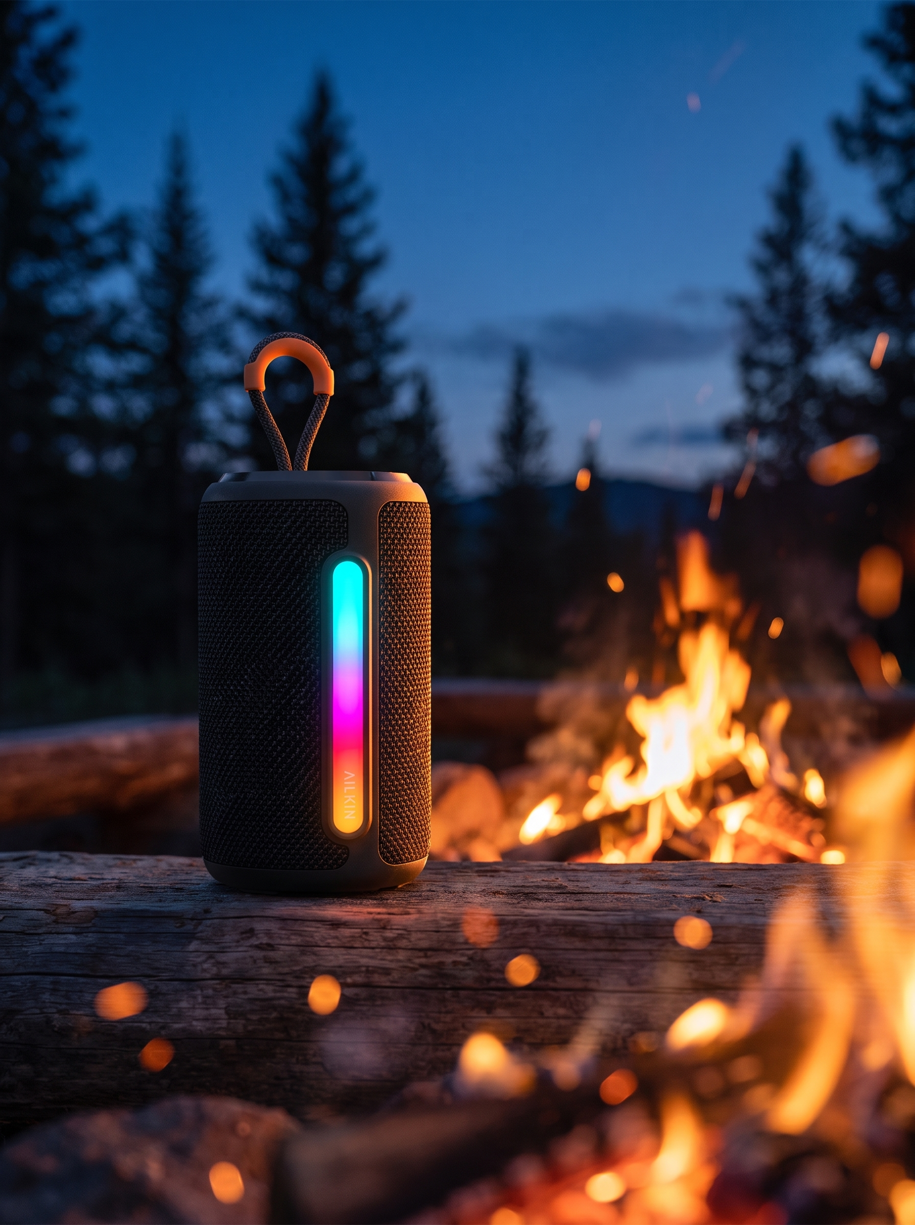 WAVEX at a campfire