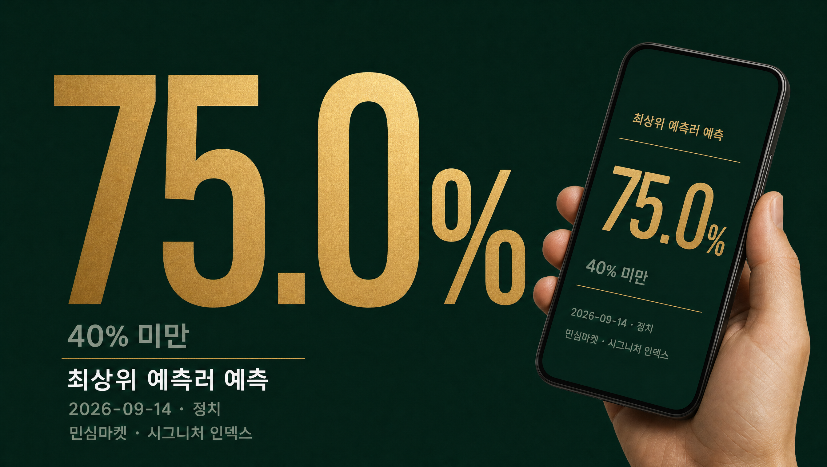 이재명 대통령 지지율 40% 회복 현황 예측률 75.0%