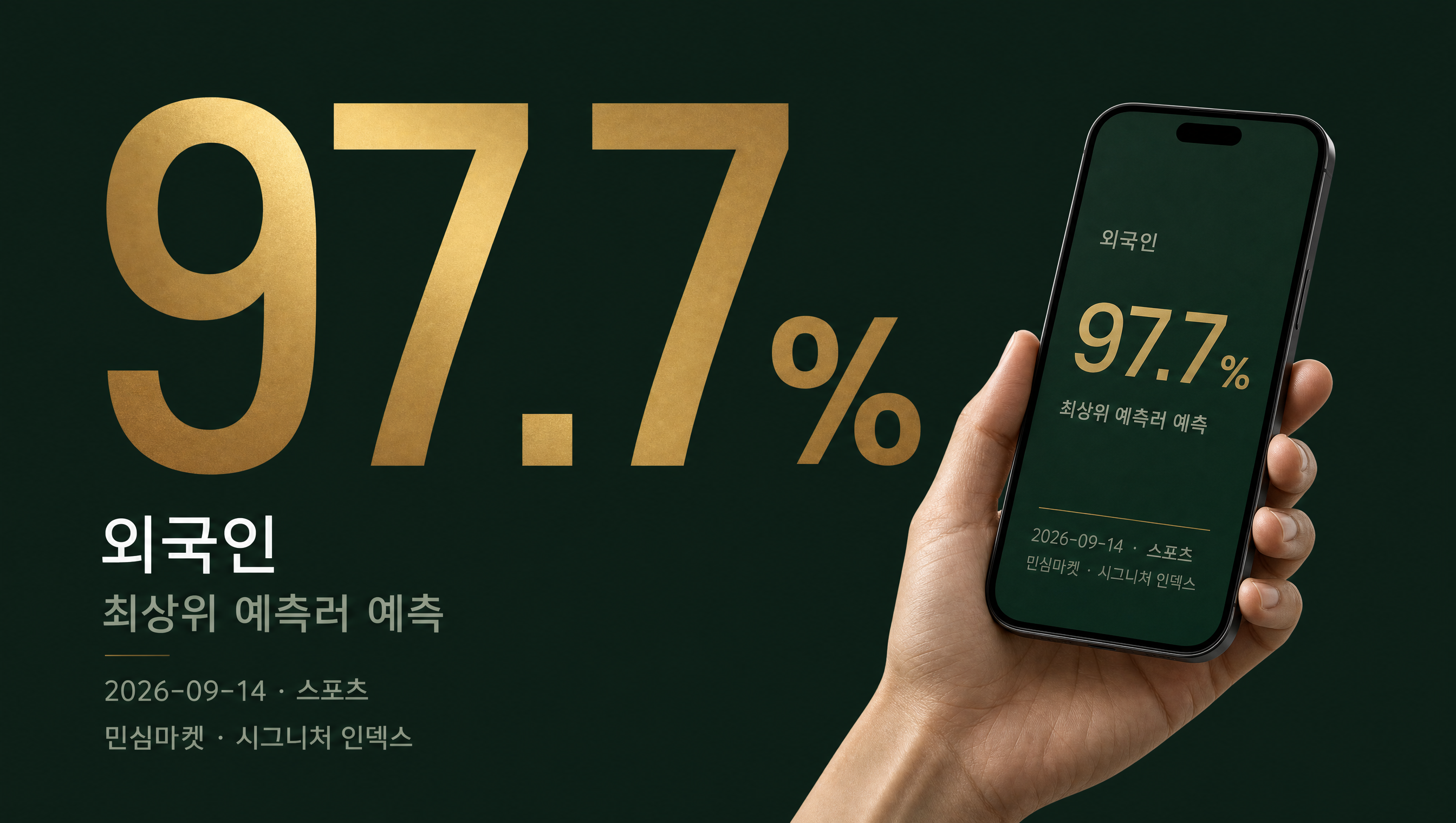 대한민국 축구대표팀 차기 정식 감독 국적 현황 예측률 97.7%