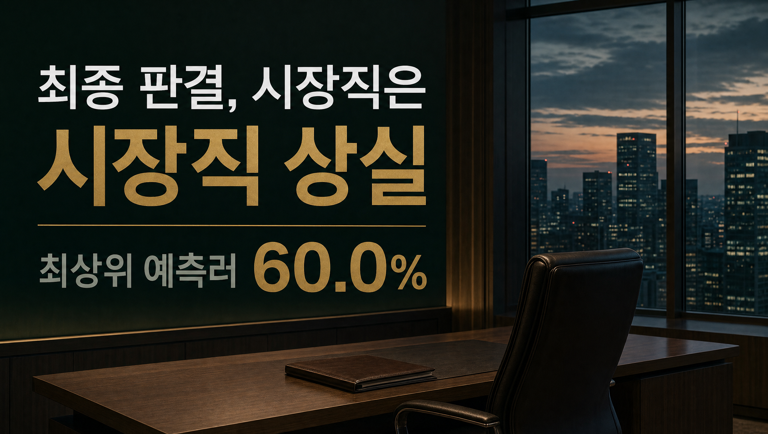 오세훈 서울시장의 최종 판결 훅 썸네일