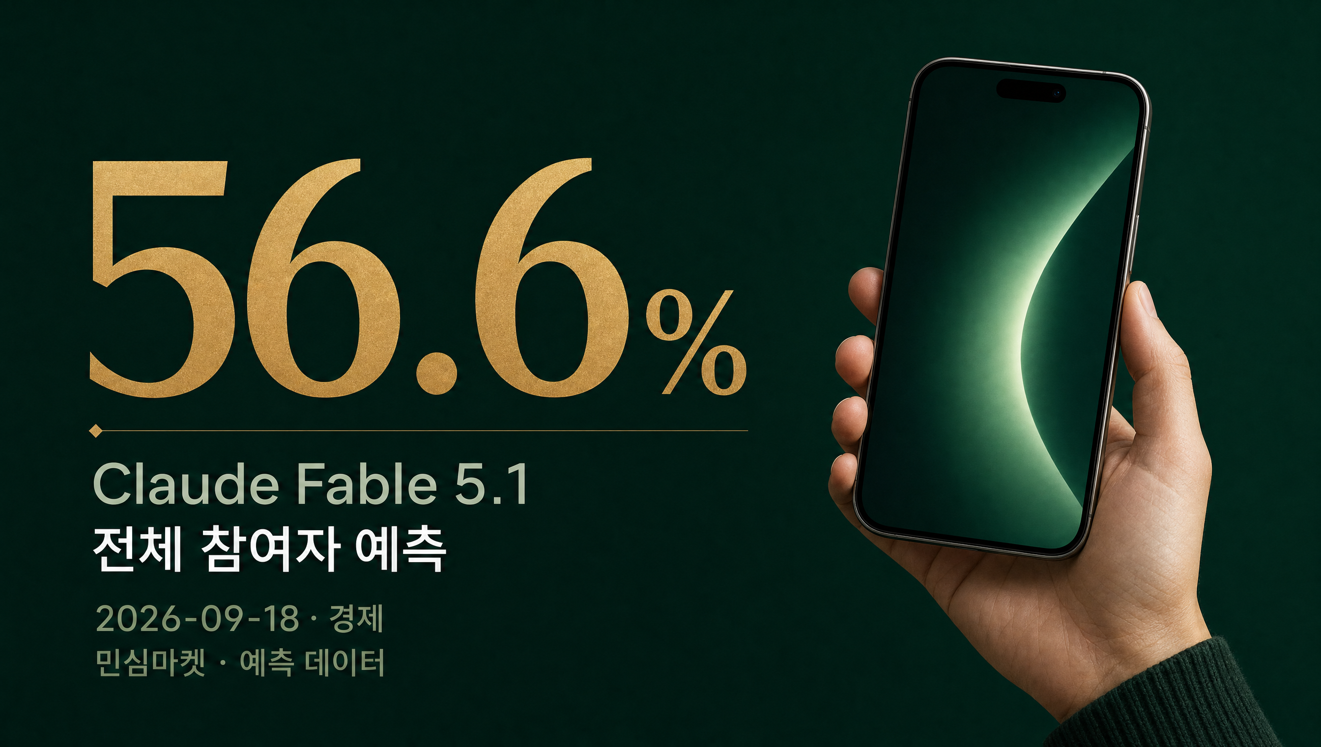 9월 4주 글로벌 AI 모델 랭킹 1위 현황 예측률 56.6%
