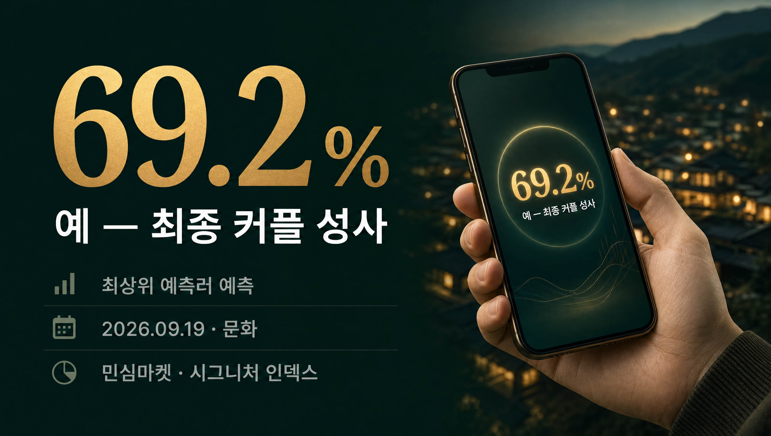 나는솔로 33기 예 69.2% 현황 예측률 카드
