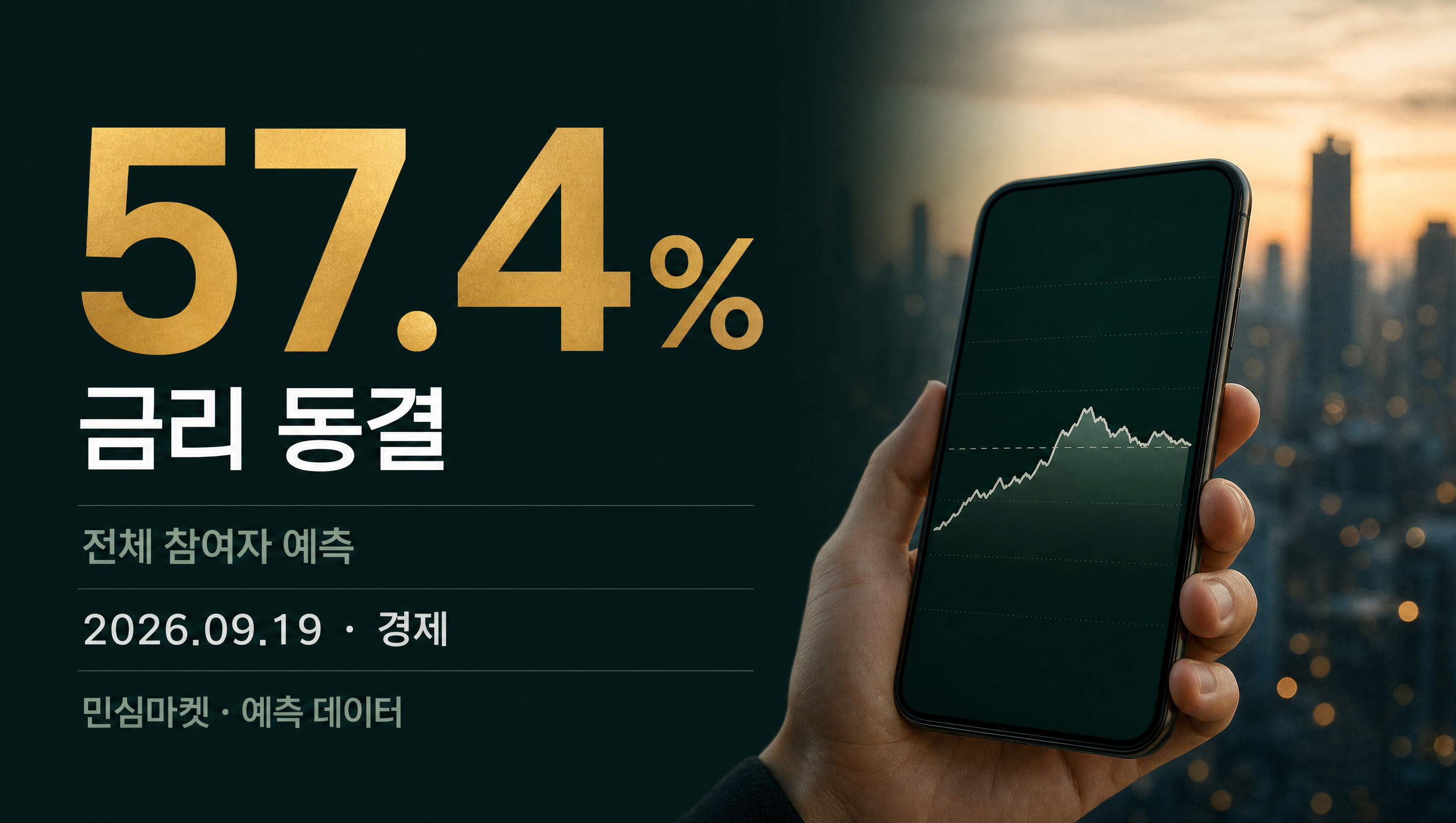 한국은행 10월 금리 금리 동결 57.4% 현황 예측률 카드
