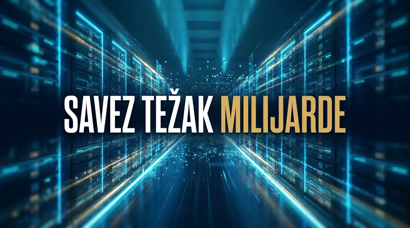 Data centar iz vazduha sa dva reda serverskih rekova, Microsoft i AMD šire Azure AI infrastrukturu.