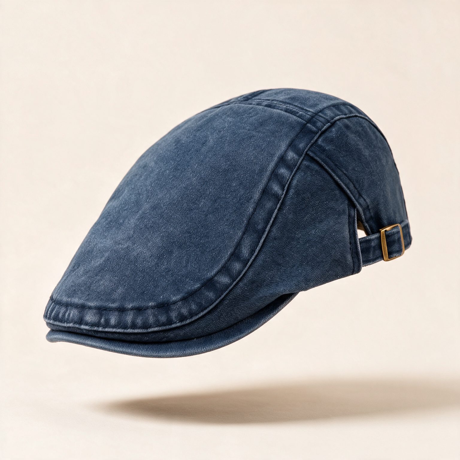 The Denim Vintage Cap in denim blue