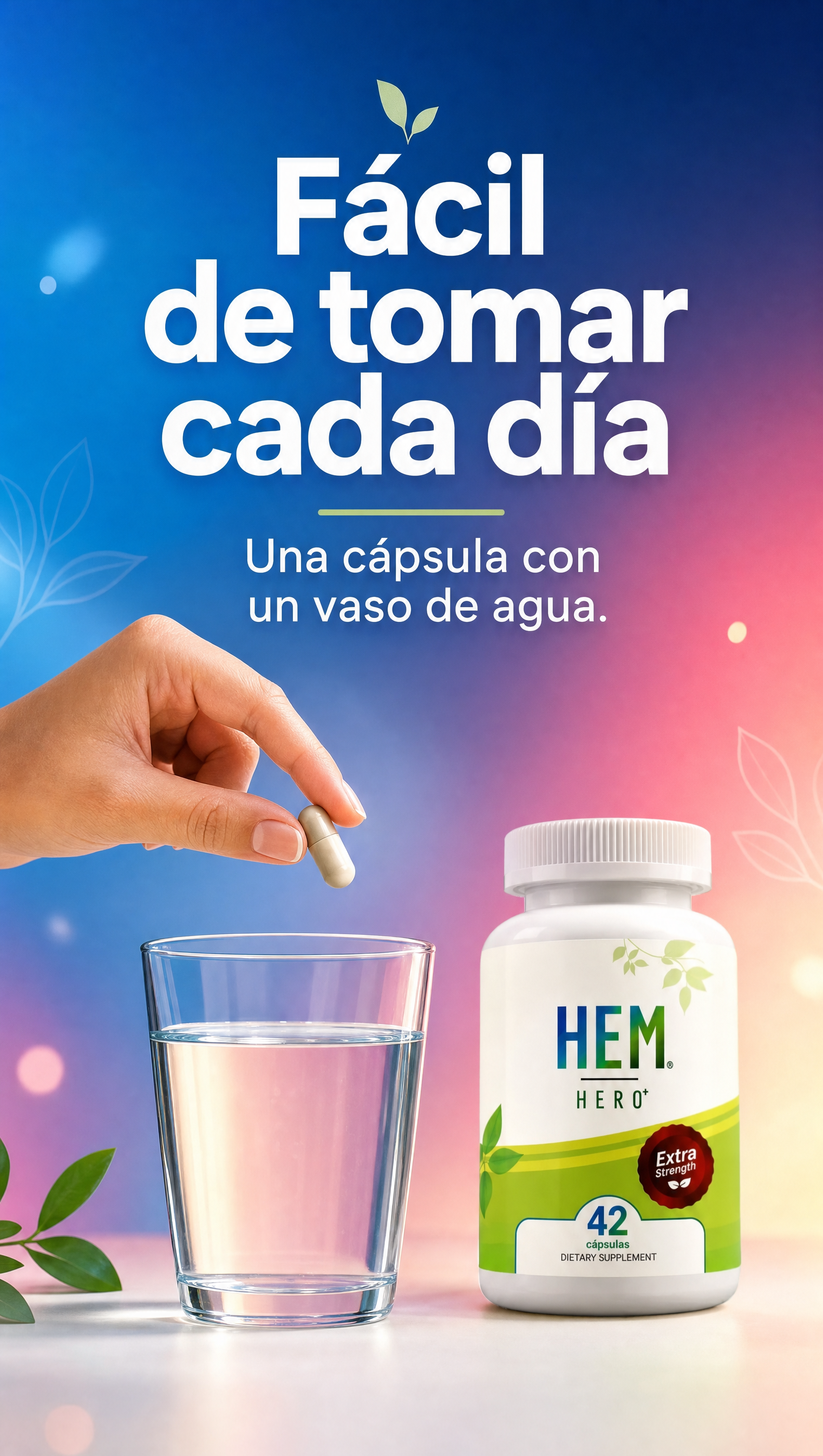 Fácil de tomar cada día