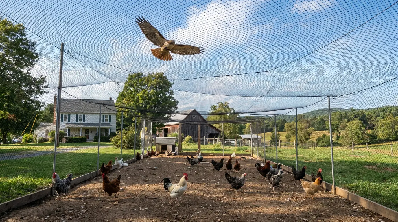 protect chickens from hawks