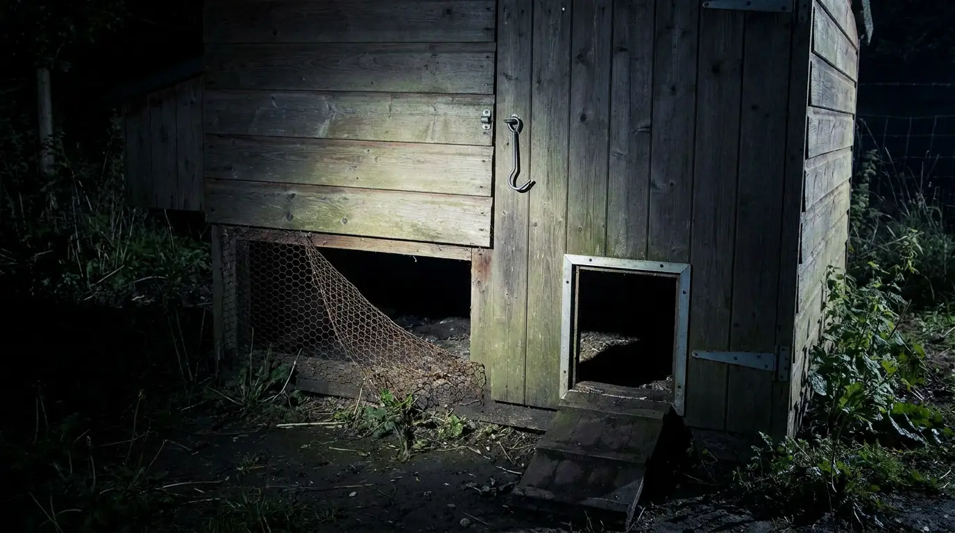 chicken coop security mistakes