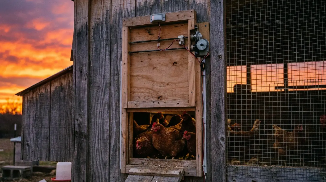 automatic chicken coop door
