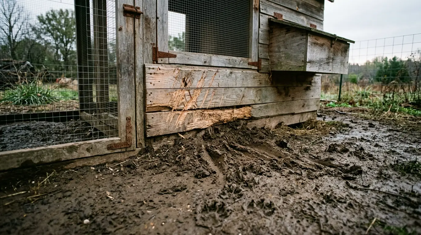 signs predator stalking chicken coop