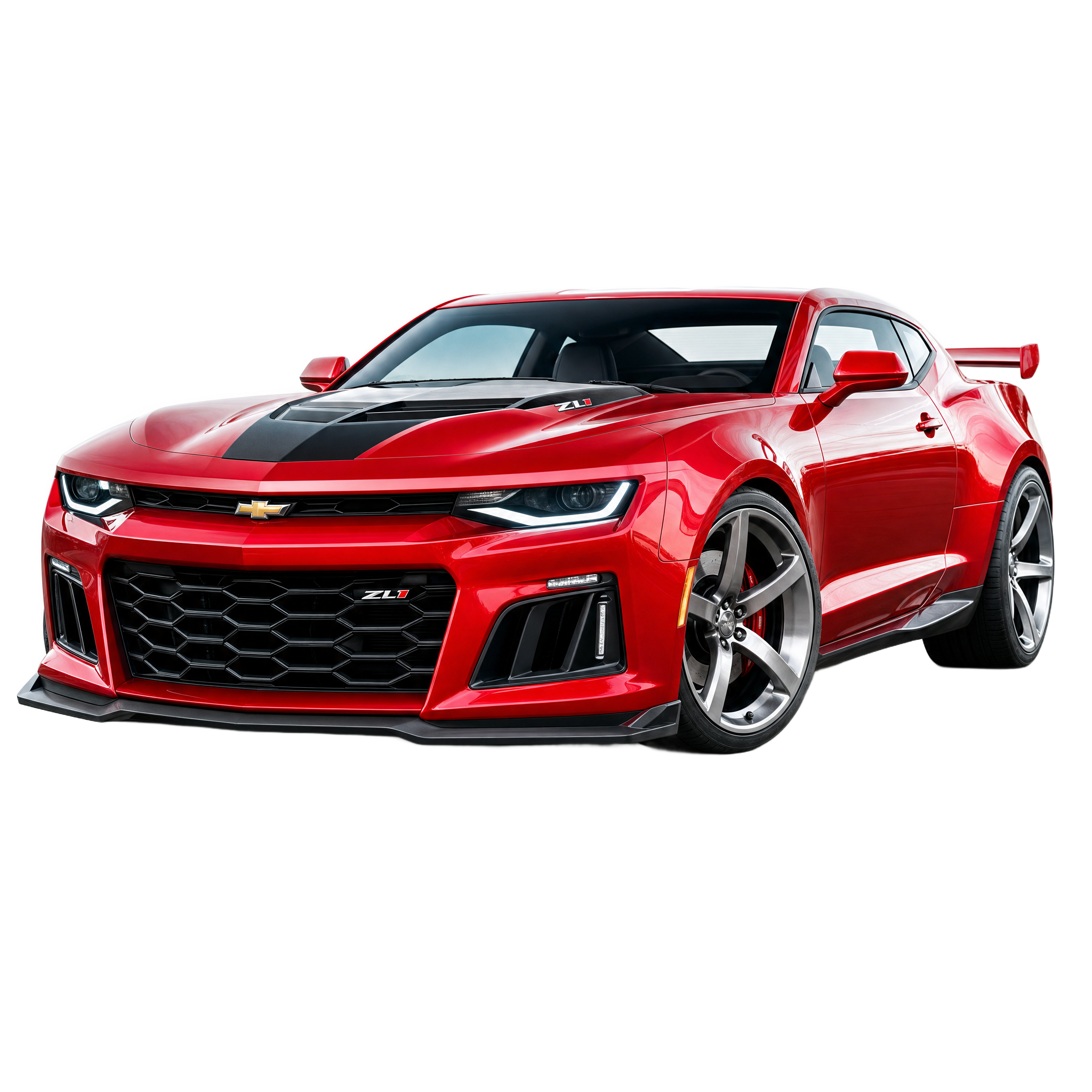 Slipping Gears Garage Red Camaro Logo