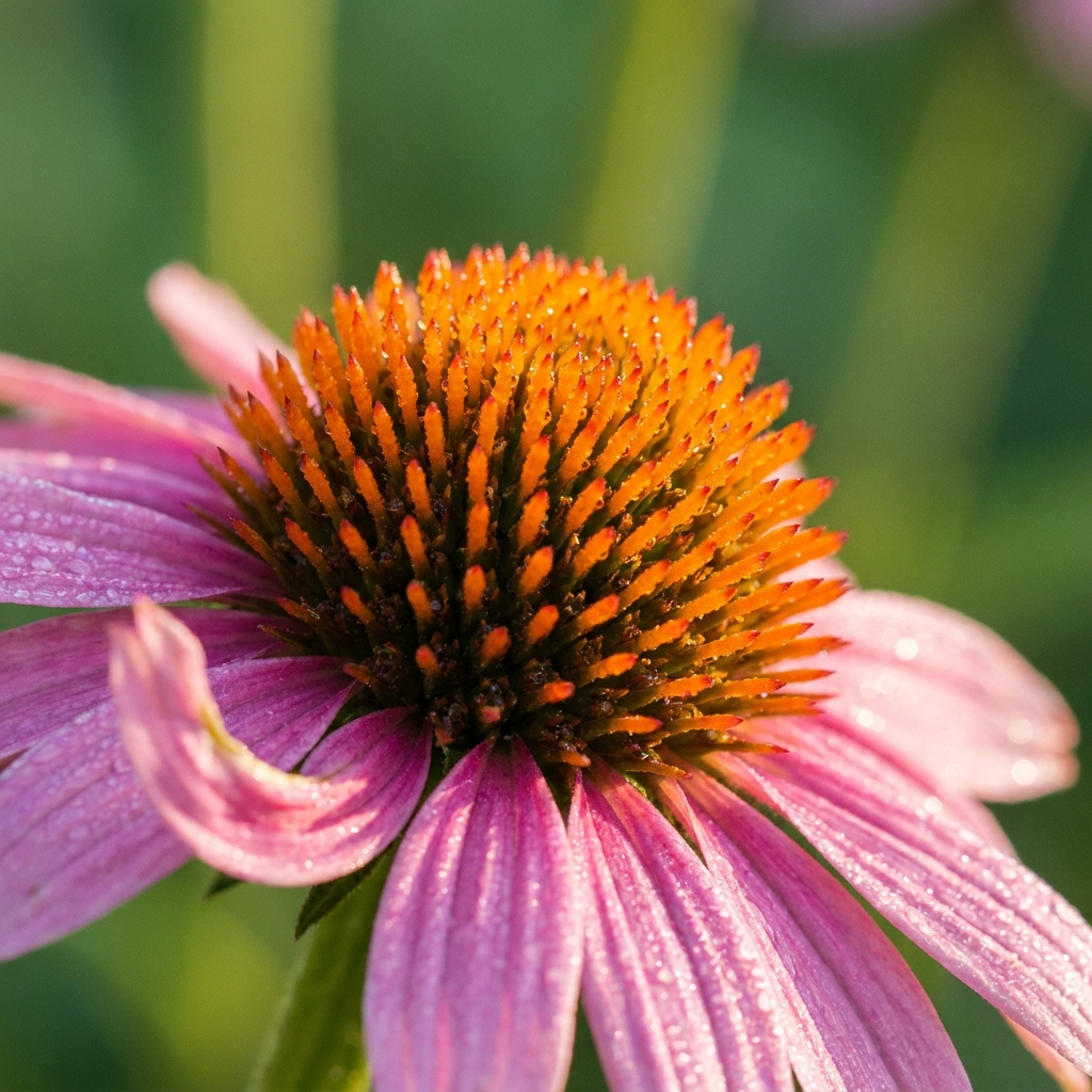 Pink echinacea coneflower