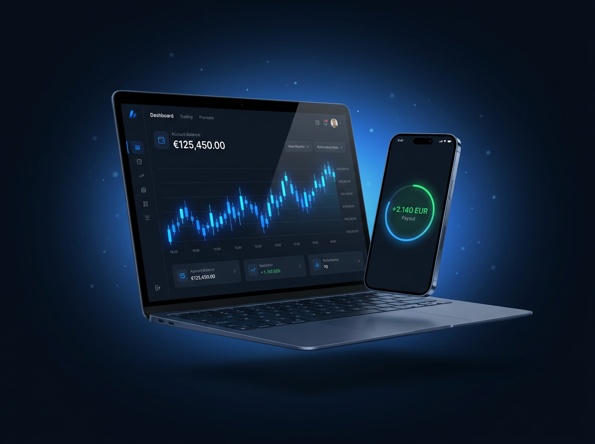 The One Club — MT5 trading setup, funded nalog i isplata +2.140 EUR