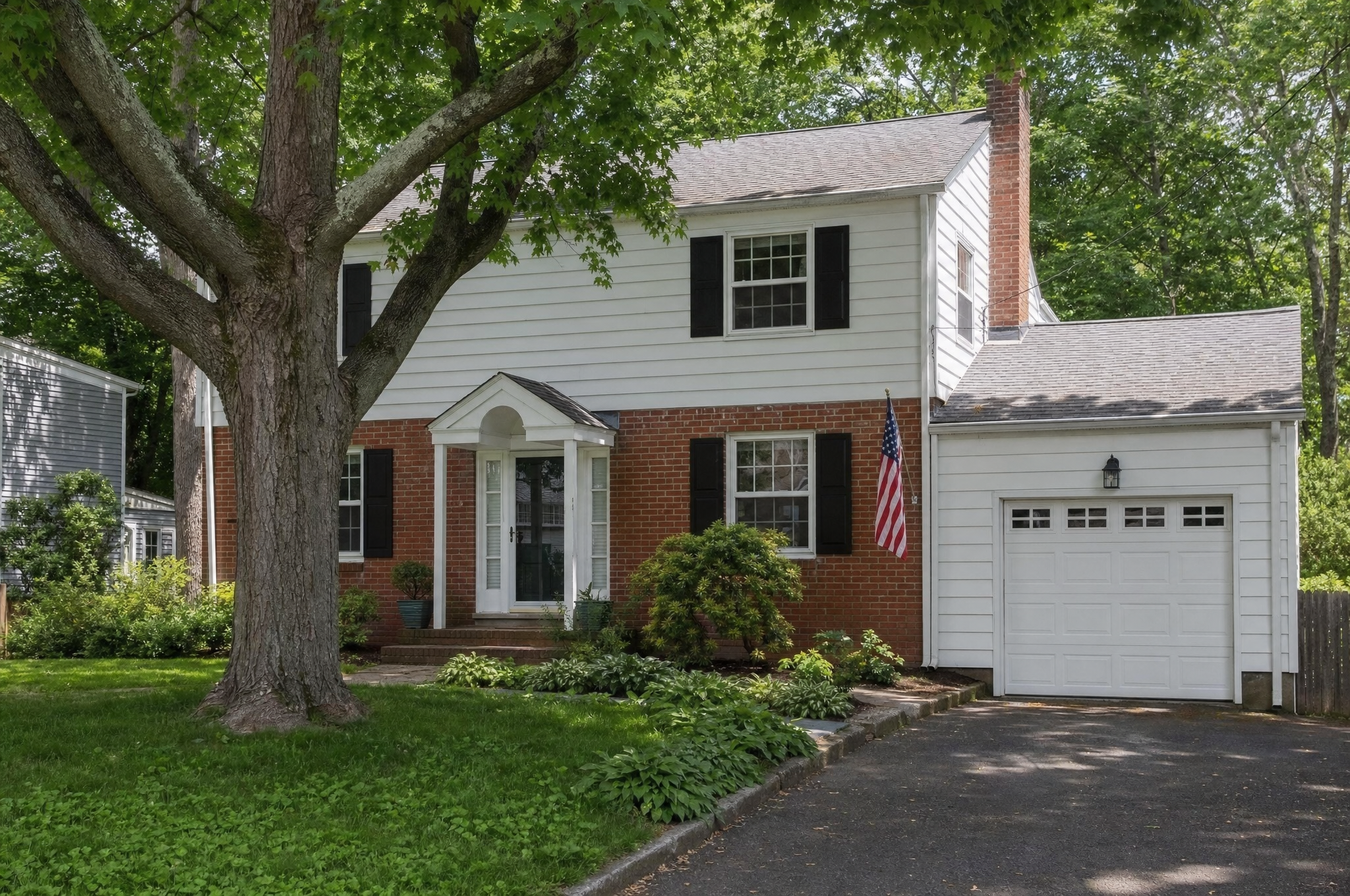 Suburban home exterior