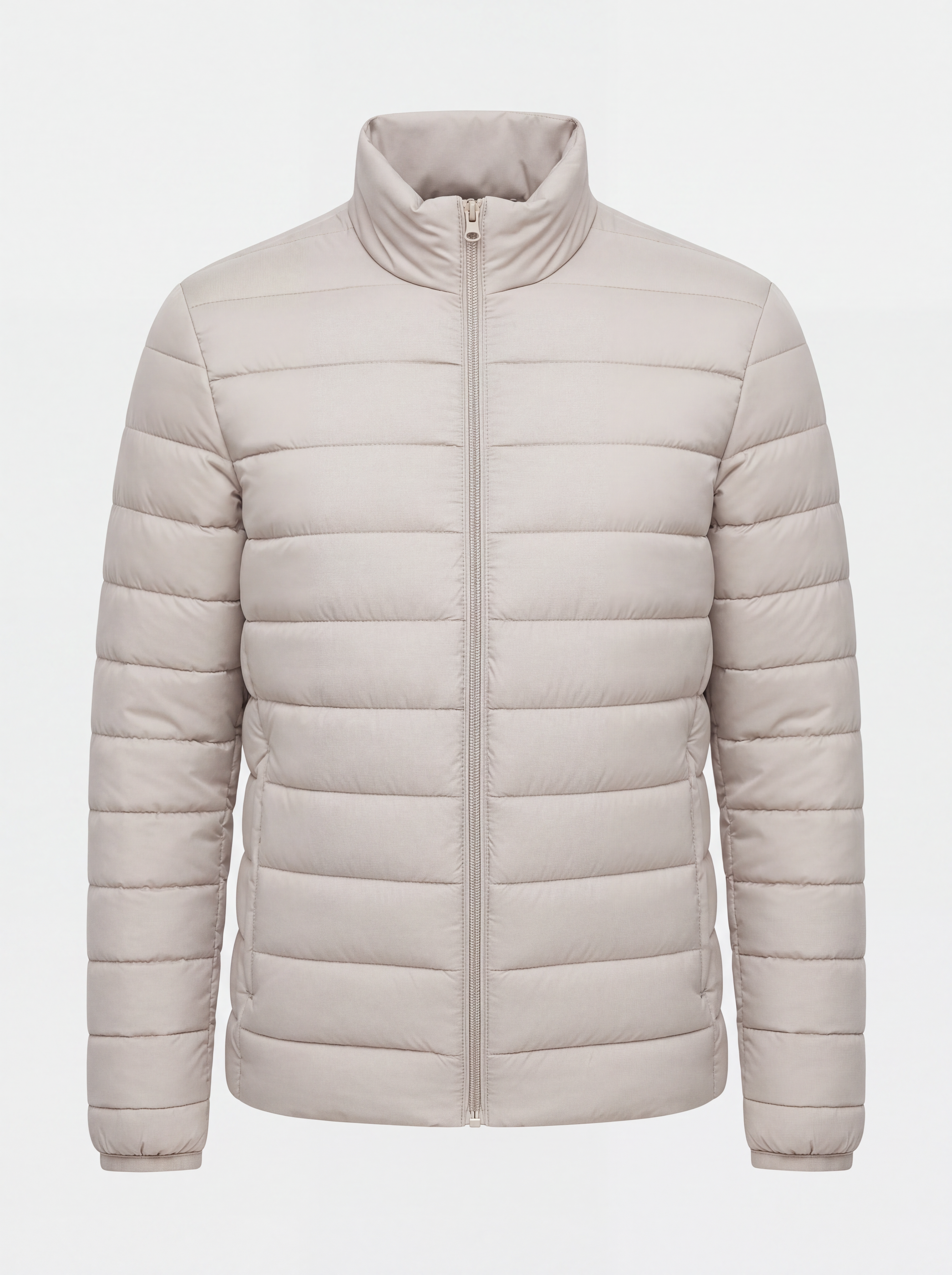 Beige puffer