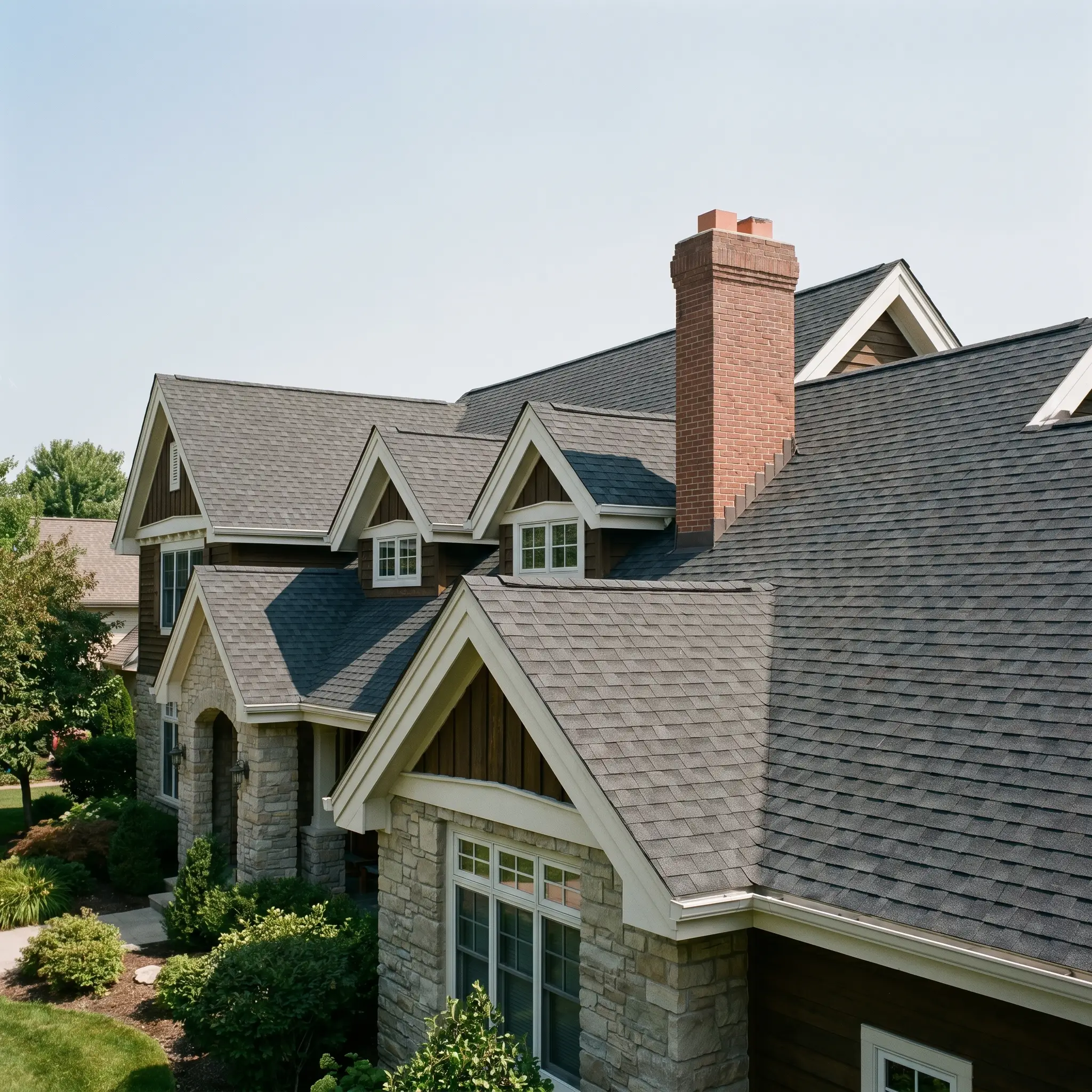 New residential roof