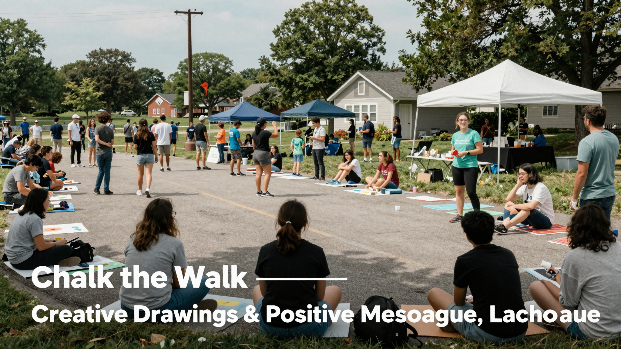 Chalk the Walk — Creative Drawings & Positive Messages, Patchogue