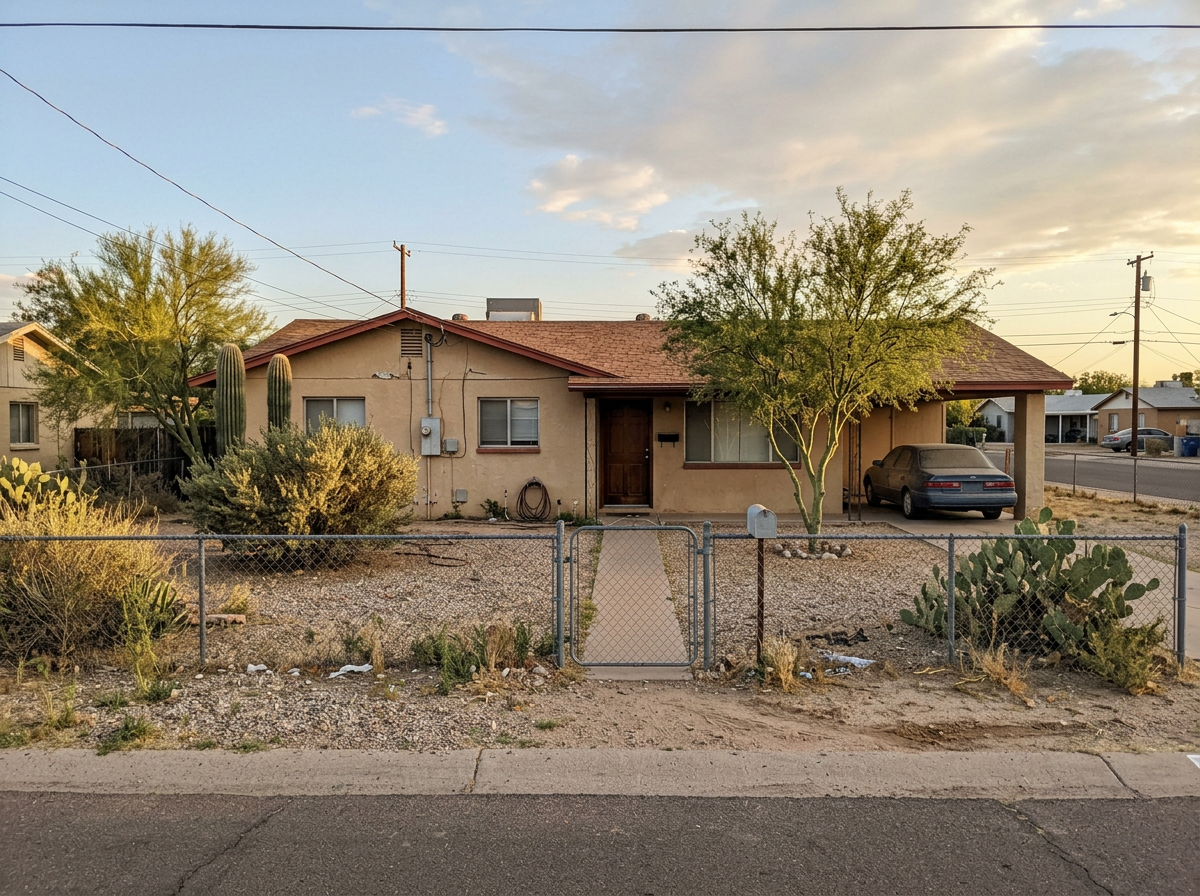 Single-story ranch home purchased for cash in Mesa, Arizona