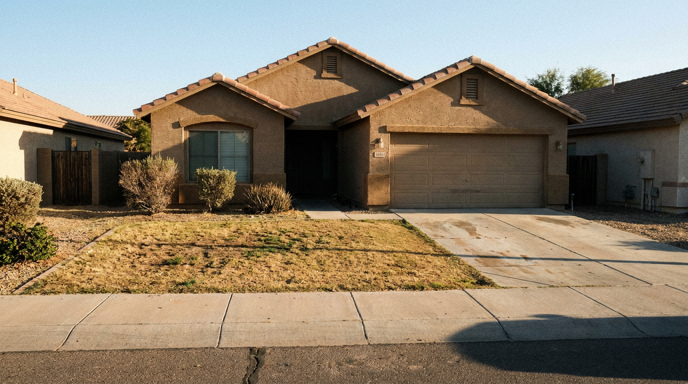 Suburban house in Gilbert, Arizona purchased for cash in as-is condition
