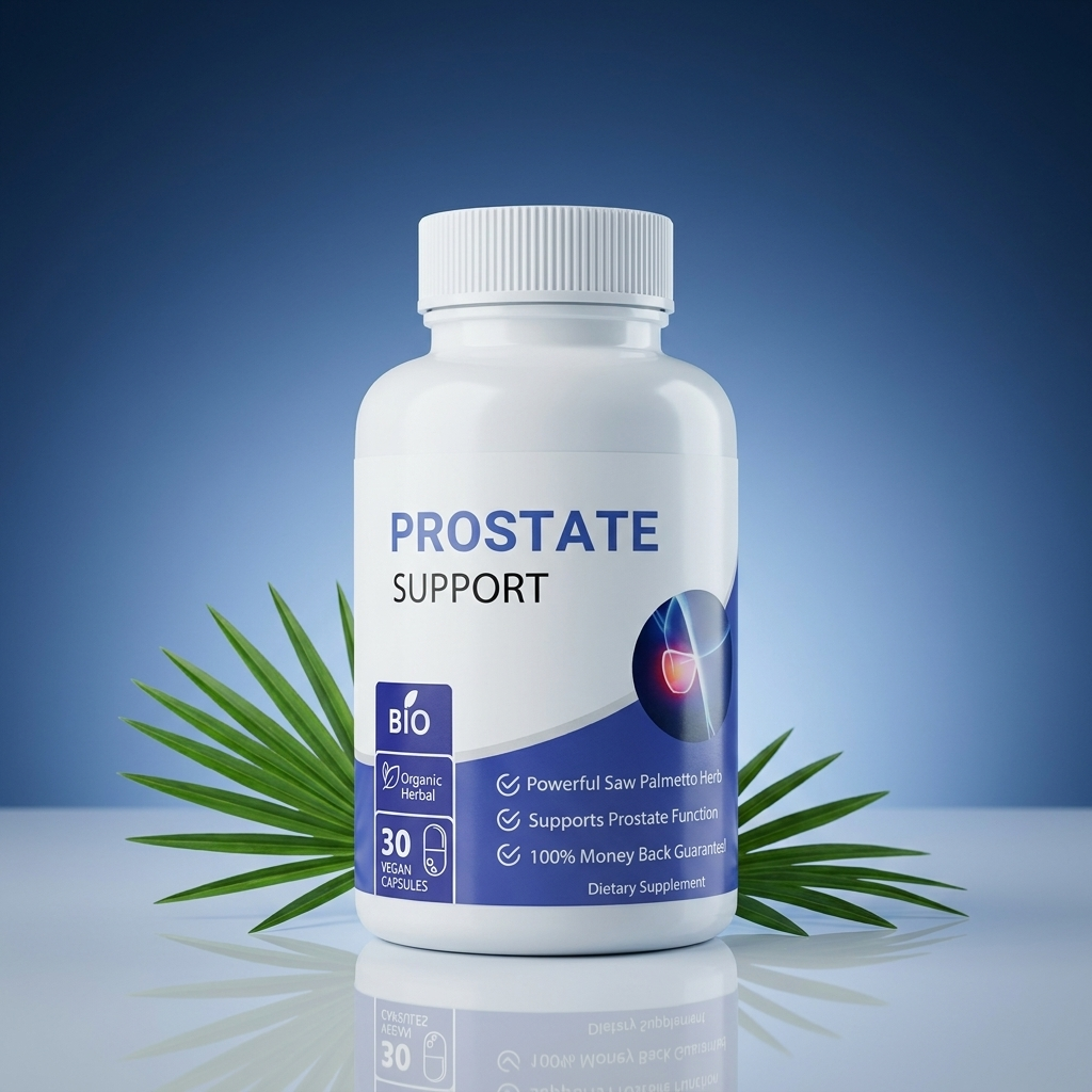 كبسولات دعم صحة البروستات - Prostate Support بخلاصة البلميط المنشاري